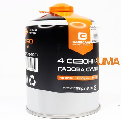 Газовий балон BaseCamp 4 Season Gas 450г