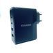 Зарядний пристрій Essager 100W GAN 2 x Type-C + 2 x USB-A чорний