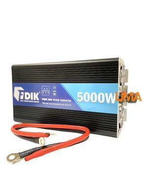 Інвертор перетворювач напруги чистий синус FDIK 12В 5000W