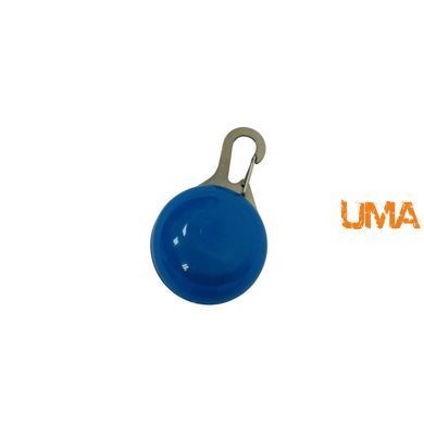 Светодиодный LED-фонарик брелок для собак и кошек на ошейник брелок фонарик маячок для сумок, рюкзаков синий