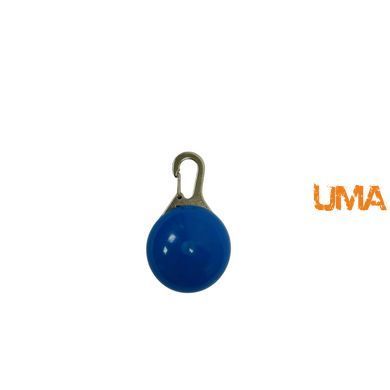Светодиодный LED-фонарик брелок для собак и кошек на ошейник брелок фонарик маячок для сумок, рюкзаков синий