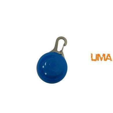 Светодиодный LED-фонарик брелок для собак и кошек на ошейник брелок фонарик маячок для сумок, рюкзаков синий