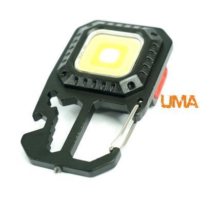 Ліхтар-брелок акумуляторний світлодіодний з карабіном MINI COB  LED USB Type - C (W5138)