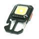 Ліхтар-брелок акумуляторний світлодіодний з карабіном MINI COB  LED USB Type - C (W5138)