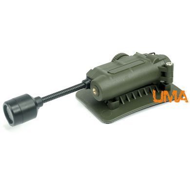 Ліхтар універсальний на шолом Sidewinder MPLS LT-11 5 LED + IFF -маячок, олива