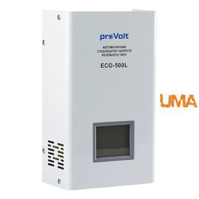 Стабілізатор напруги proVolt ECO-500L 375 Вт 500 ВА релейний