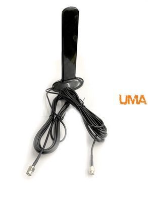Антенна широкополосная водонепроницаемая MIMО с усилением 2x12 dBi SMA и диапазоном частот 600-6000 MHz