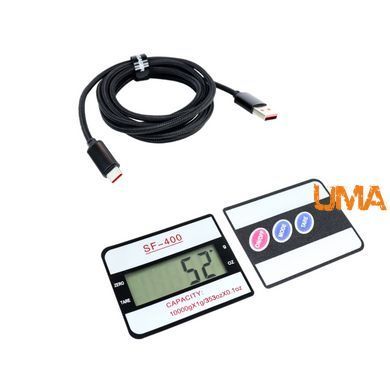 Кабель USB Essager Type-C 100W із цифровим дисплеєм 7А