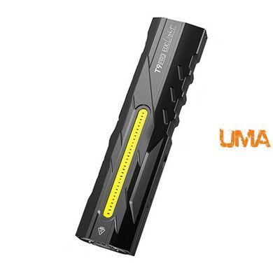 Ліхтар WARSUN T9 PRO 1500 Лм LED металевий корпус, USB-C, магніт, кліпса, стробоскоп, червоне світло, УФ світло, червоний лазер, потужний кишеньковий ліхтар