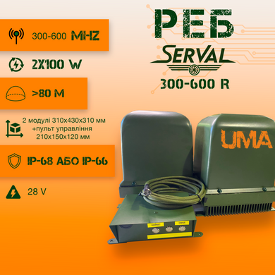 РЕБ Serval 300-600 R Купольний комплекс створення завад