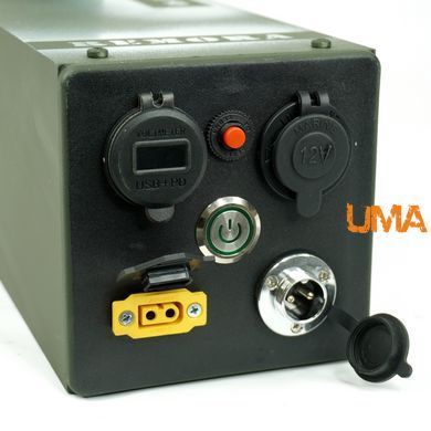 Внешний блок питания зарядная станция 6S Li-ion 22,2В (18-25,2В) модель БЖ-1600 (USB+TYPE-C+12v)