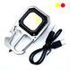 Фонарь-брелок светодиодный аккумуляторный с карабином MINI COB LED USB Type - C (W1538)