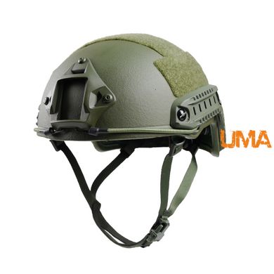 Шолом FAST BULLETPROOF Helmet Kevlar клас IIIA L хакі