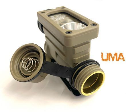 Ліхтар тактичний WADSN STREAMLIGHT SIDEWINDER COMPACT II на шолом, каску 4 LED койот