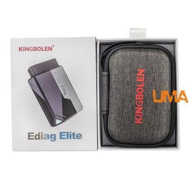 Автосканер Kingbolen Ediag Elite (Android/IOS) Мультимарочный, бесплатное обновление, 15 спецфункций