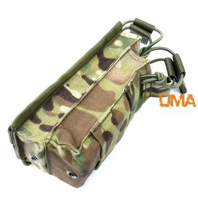Підсумок UMA під 2 магазина АК на резинці Cordura 1000 den. кольору мультикам