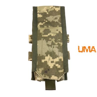 Підсумок з клапаном UMA під два магазина АК, cordura 1000 den кольору піксель мм14