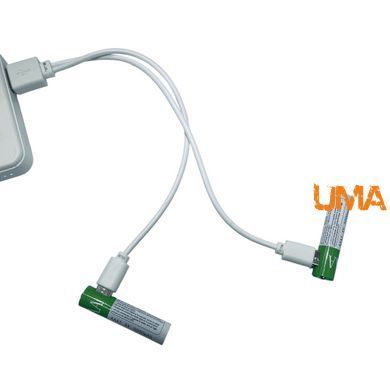 Акумуляторна батарея DAWEIKALA AAA 3000 мАг 1,5V (2шт) із вбудованим портом Type-C та зарядним кабелем USB Type-C у комплекті