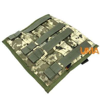 Підсумок UMA на 3 магазина АК на резинці кордура 1000 den піксель мм14