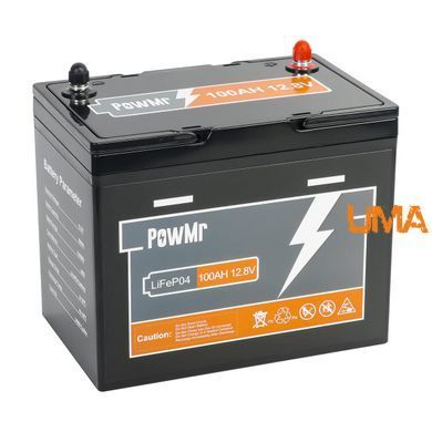 Міні-літієвий акумулятор PowMr LiFePO4 12.8V 100Ah