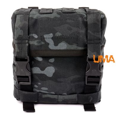 Підсумок сухарка UMA  в кольорі MultiCam black