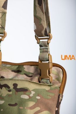 Сумка чоловіча через плече стиль military Cordura 1000Den в кольорі мультикам
