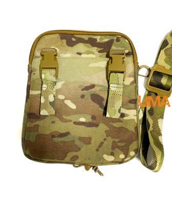 Сумка чоловіча через плече стиль military Cordura 1000Den в кольорі мультикам