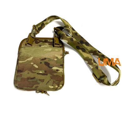 Сумка чоловіча через плече стиль military Cordura 1000Den в кольорі мультикам