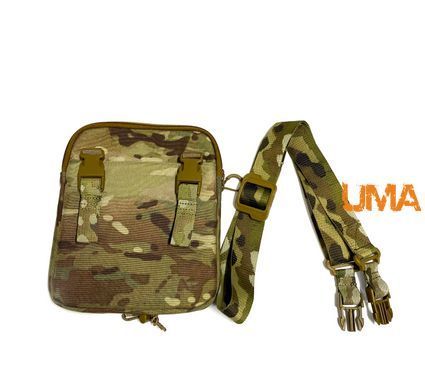 Сумка чоловіча через плече стиль military Cordura 1000Den в кольорі мультикам