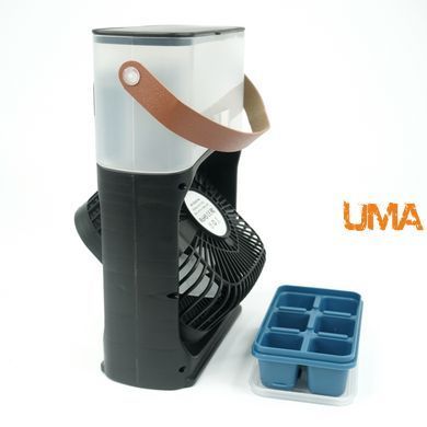 Настольный USB вентилятор -увлажнитель Air Cooler Fan 4в1 с подсветкой и формой для льда