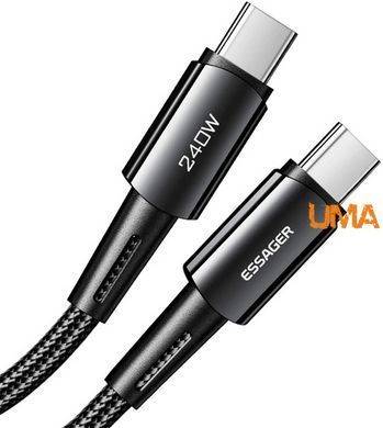 Кабель Essager USB Type C - Type C 240 W PD (48V/5A) 2м