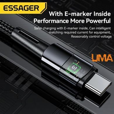 Кабель Essager USB Type C - Type C 240 W PD (48V/5A) 2м